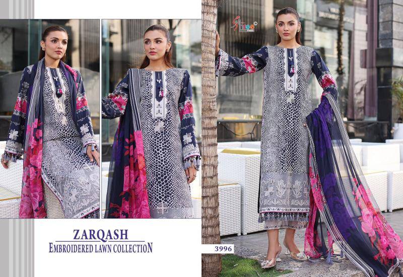 Shree fabs zarqash embrodered lawn Salwar Kameez manufacturers in Ahmedabad